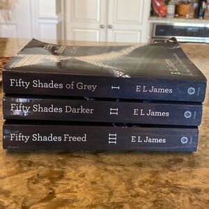 Fifty Shades Trilogy paperback books.
